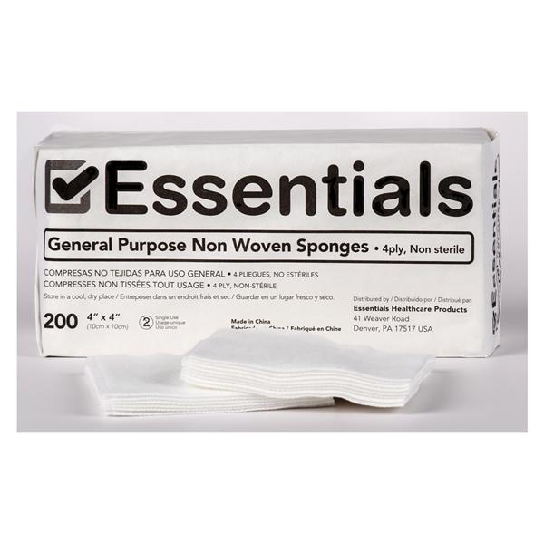 Sponge Non-Woven Essentials Cotton 4x4\